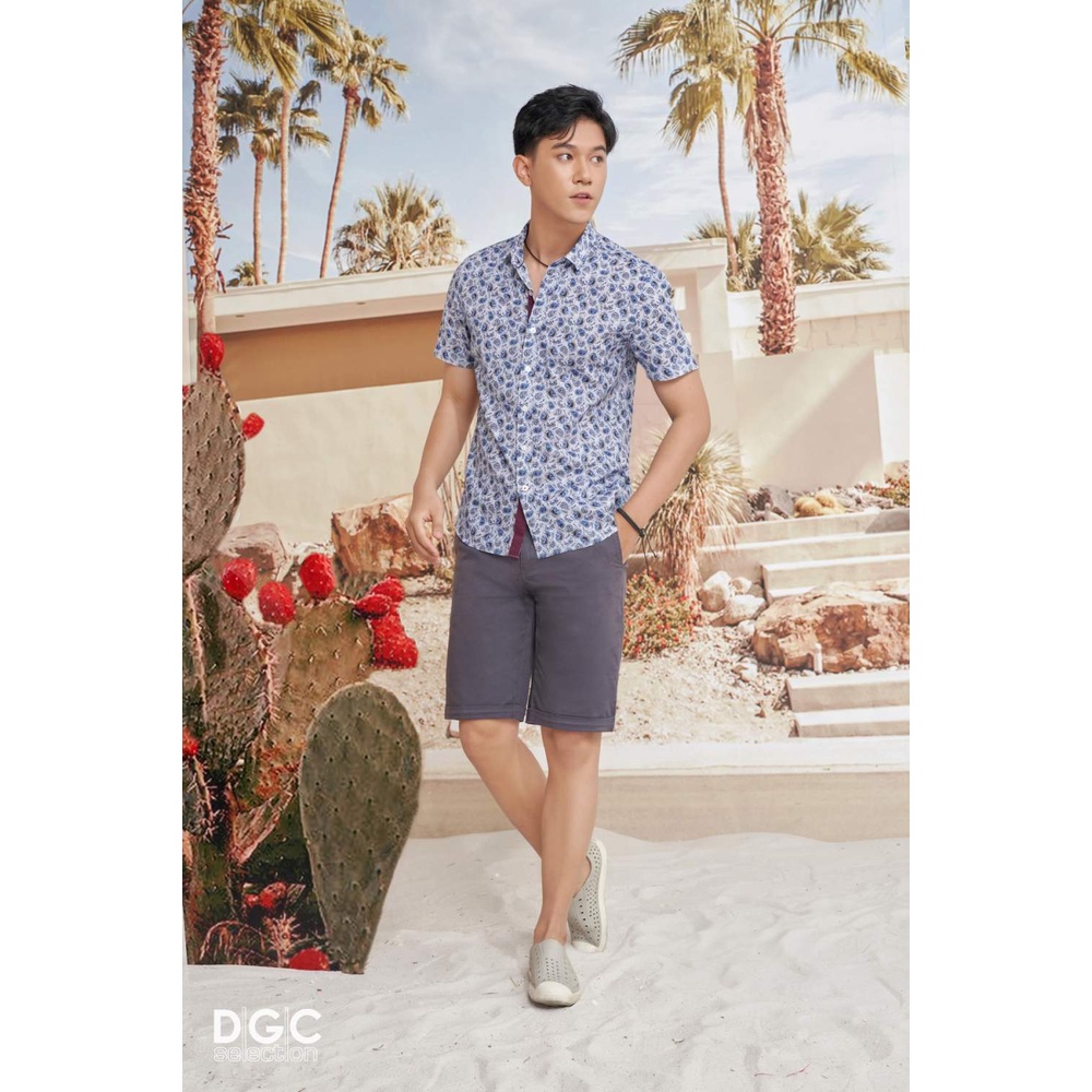 Áo sơ mi Nam ngắn tay Slim Fit DGCs - SASNCB44M-S