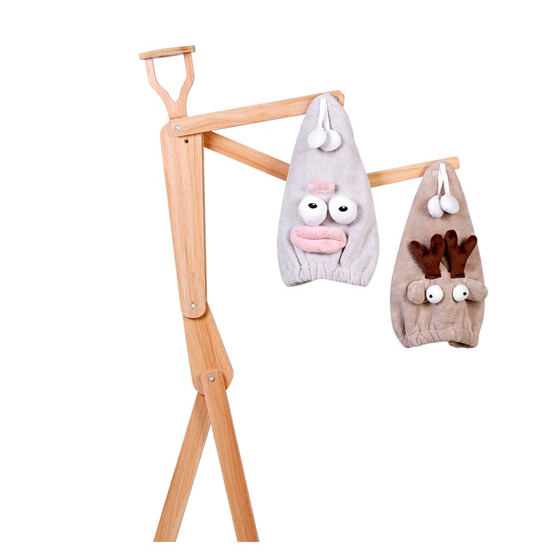 Mũ làm khô tóc thấm hút nước tốt chất lượng cao Khăn Mũ Trùm Đầu Cotton Làm Khô Tóc Siêu Thấm Hút Sau Khi Tắm Cho