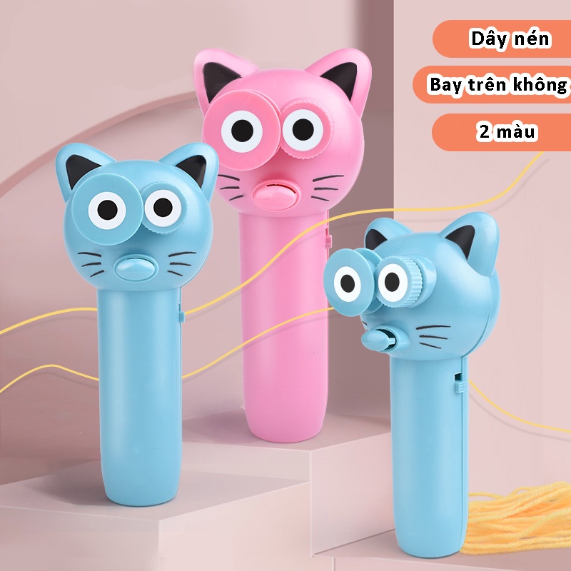 Máy bắn dây hình chú mèo vui nhộn hottrend 2022 ANDY KIDS đồ chơi trẻ em đáng yêu cho bé