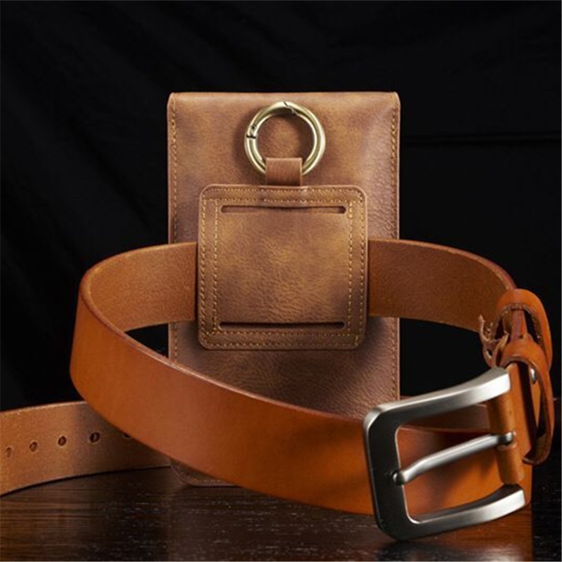 Bao da điện thoại kiêm ví nam - Mã MD001