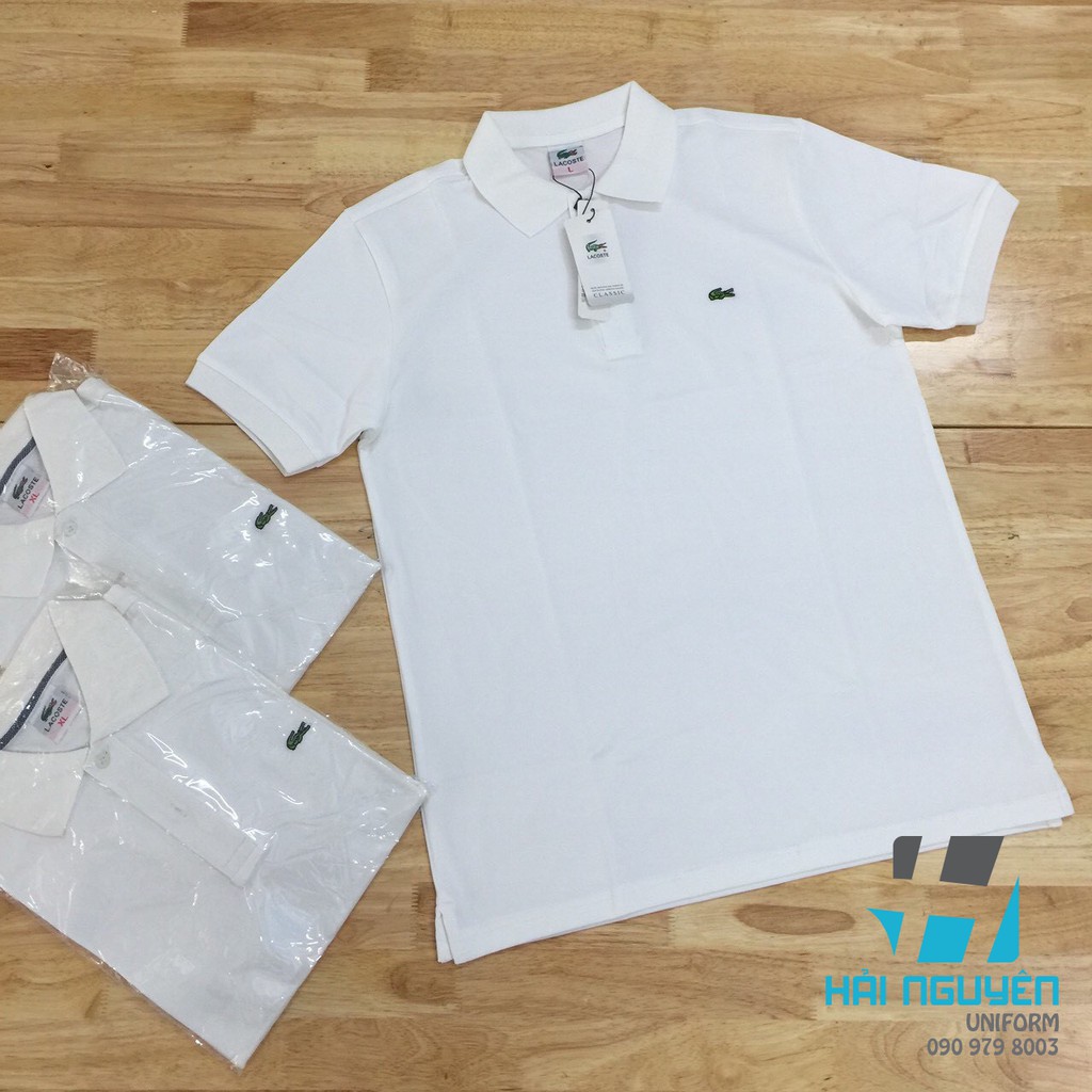 Áo thun polo cá sấu cotton cao cấp dành cho Nam (Hàng Xuất Khẩu)