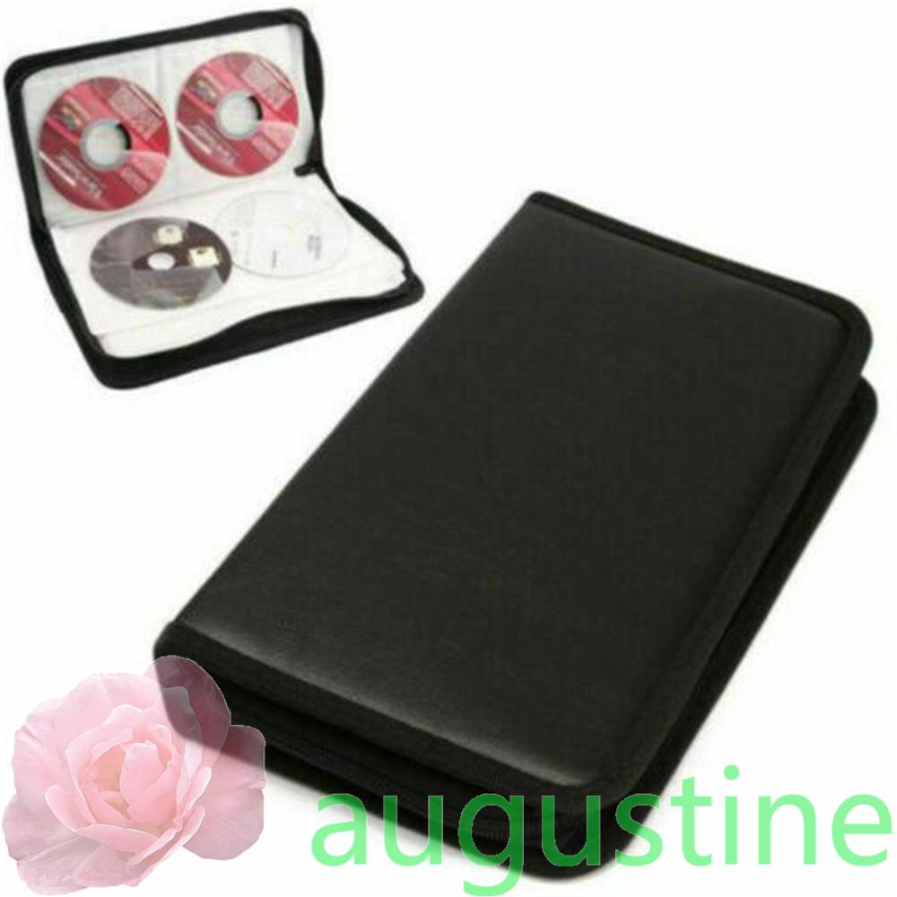 Hộp đựng đĩa CD 80 ngăn bằng da PU cho VCD DVD CD