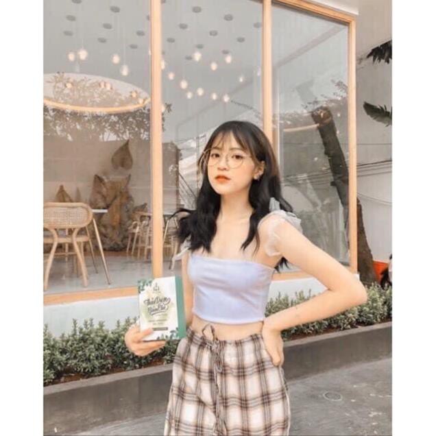 Áo Croptop Kẻ Dài Tay Ống Rộng Ulzzang (Shop Bán Áo Croptop Đẹp) cho bạn thêm trẻ trung, năng động và tự tin