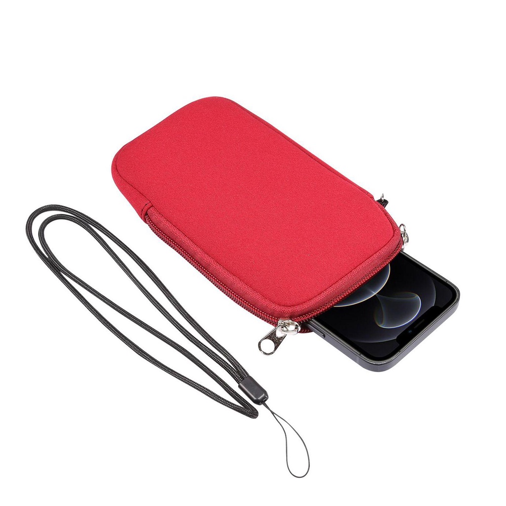 Túi Đựng Điện Thoại Chống Sốc Có Dây Đeo Vai Và Ngăn Đựng Thẻ 4.7-7.2 Inch