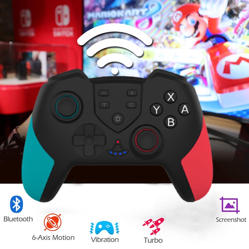 Tay cầm chơi game bluetooth không dây Nintendo Switch Pro mới