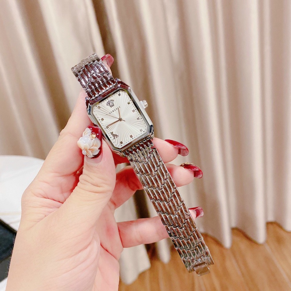 HÀNG CAO CẤP -  Đồng hồ nữ VERSACE dây kim loại bền đẹp không rỉ siêu hot, chống nước, bảo hành 12 tháng, dong ho nu  - 