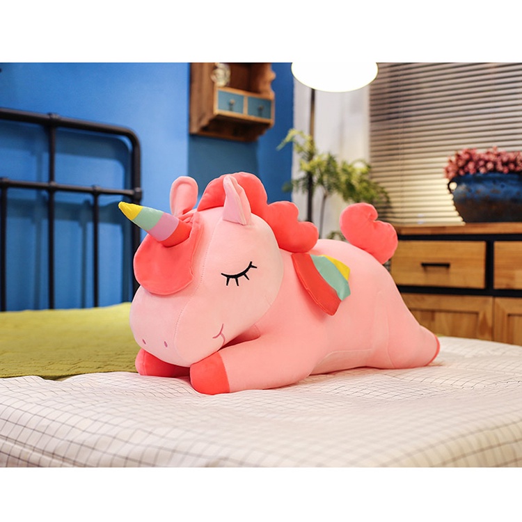 Gấu bông Thú Nhồi Bông Hình Con Kì Lân Mềm Mại Kích Thước 40CM / 60CM / 80CM / 100CM
