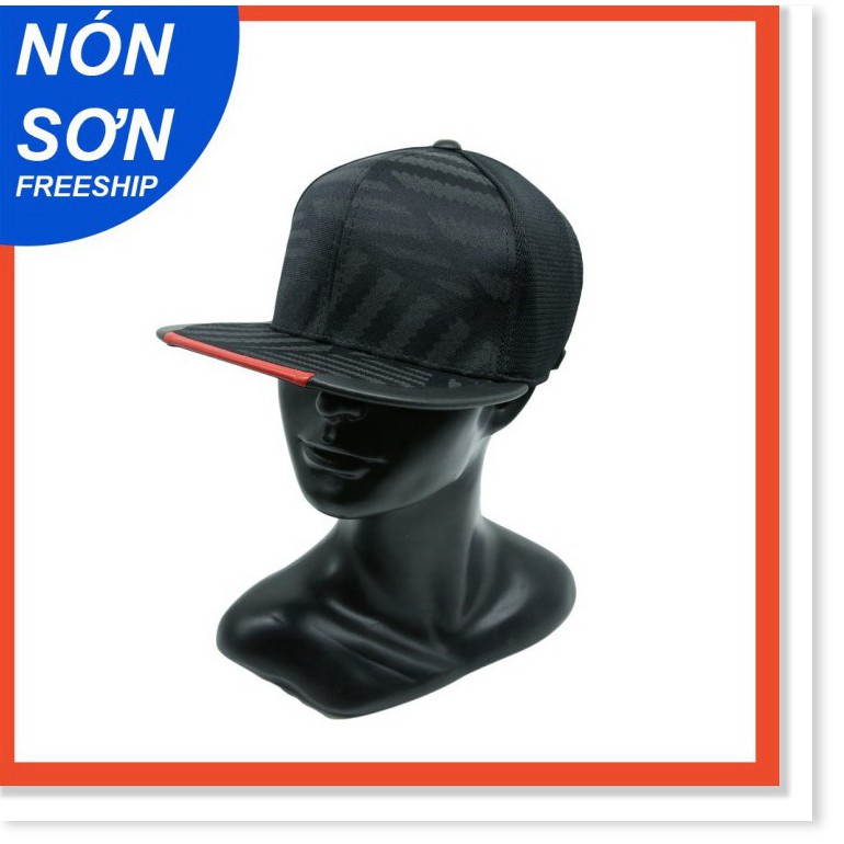 Mũ snapback hiphop nam nữ NÓN SƠN  MC210Đ-ĐN1