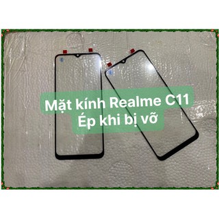 Mặt Kính ép Realme C11/C12/C15 (Keo OCA)