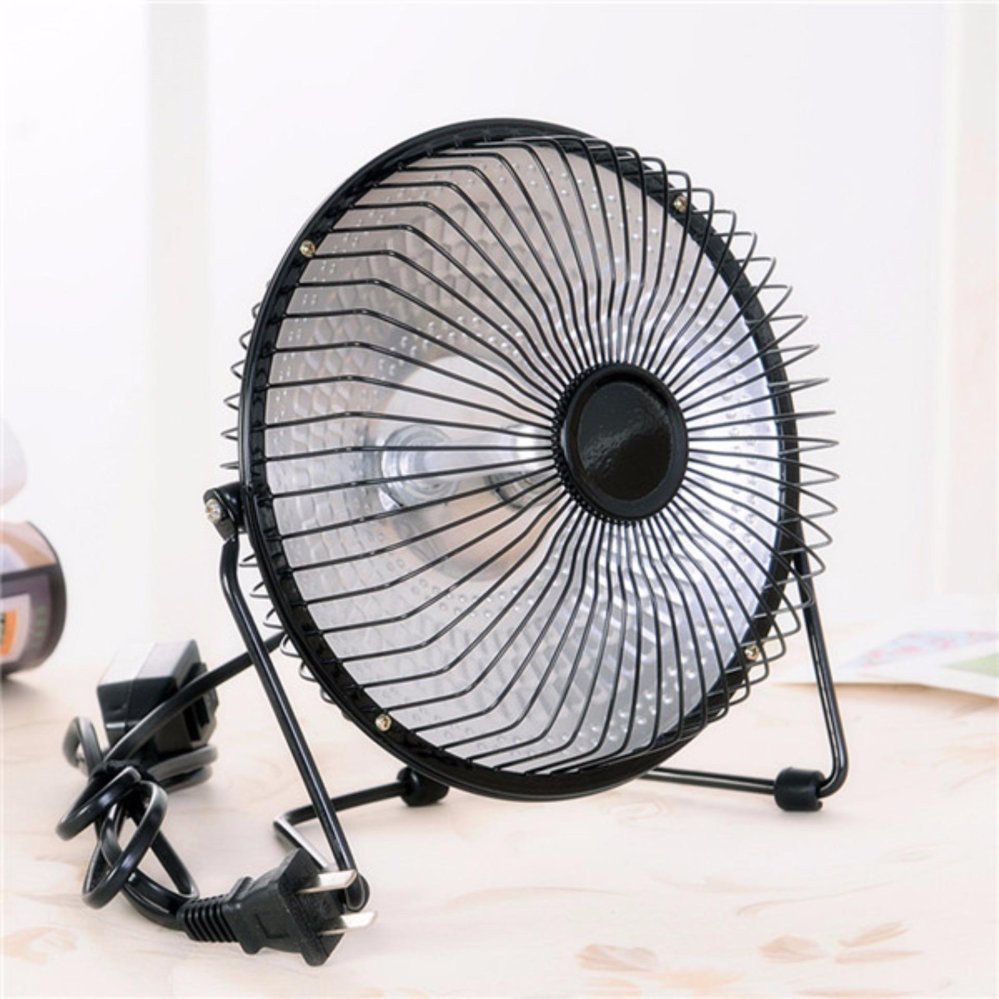 Quạt Sưởi Mùa Đông Heater Fan Xoay 360 độ, Đèn Sưởi Hồng Ngoại Mini Để Bàn Công Suất 200W Siêu Ấm Áp