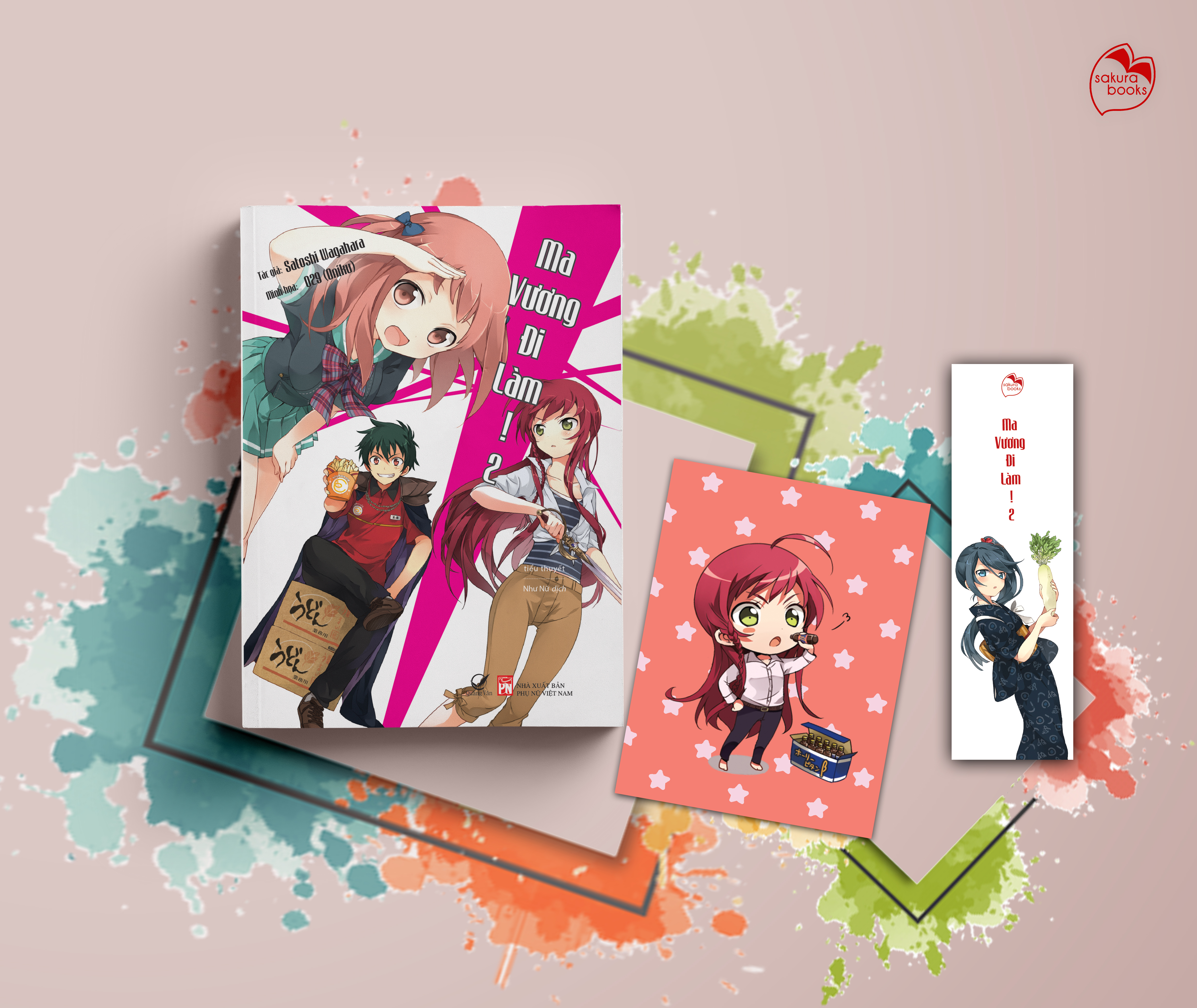 Sách Ma Vương Đi Làm! - Tập 2 - Tặng Kèm Bookmark + Postcard PVC