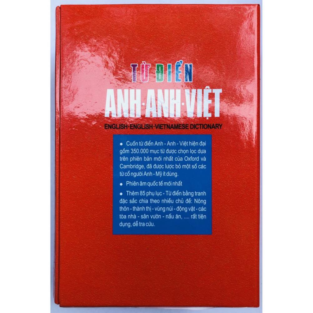 Sách -  Từ điển Oxford Anh - Anh - Việt bìa đỏ cứng + tặng kèm bút hoạt hình