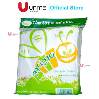 Lót chống thấm, tấm lót dùng 1 lần, lót phân xu mama beevn 3 lớp cho bé từ sơ sinh (30 miếng/gói