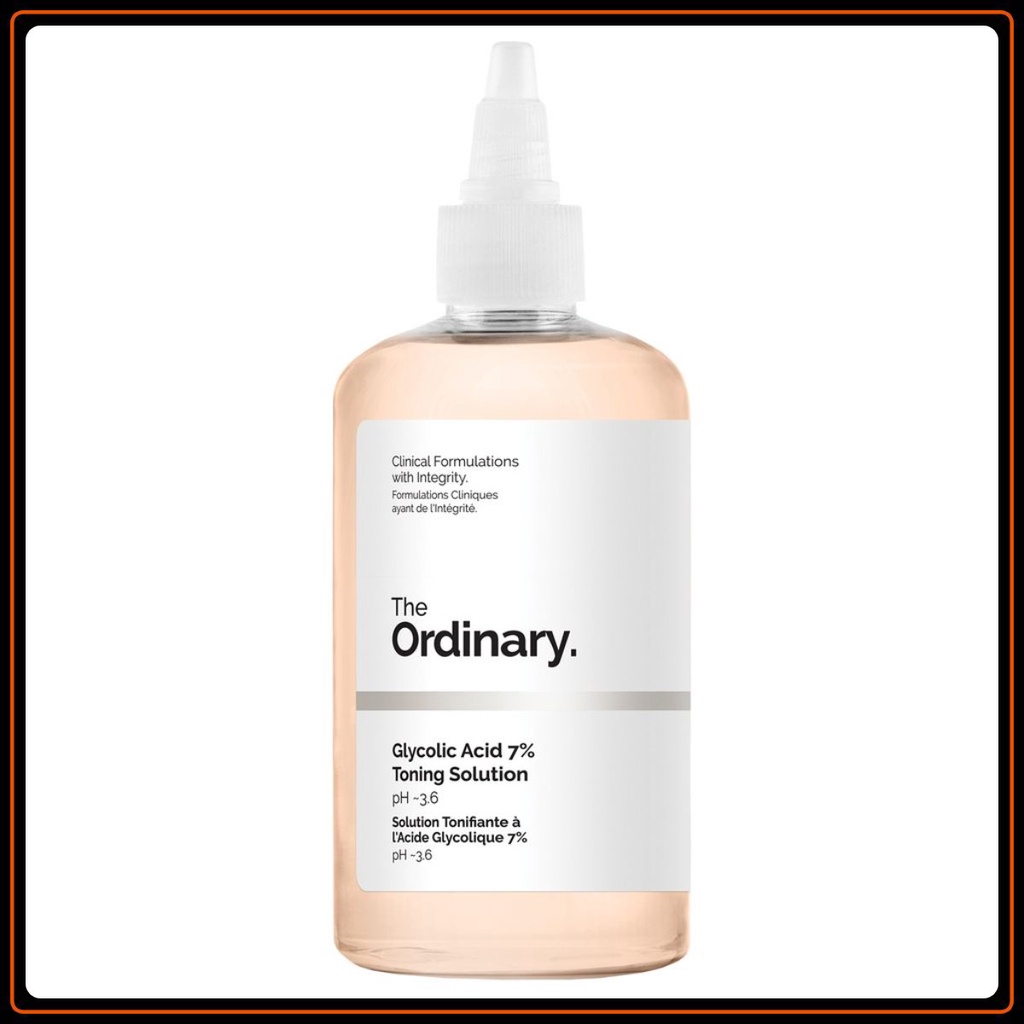 Toner tẩy da chết làm sạch Glycolic Acid 7% Toning Solution - The Ordinary min.store