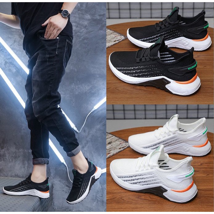 Giày nam thể thao sneakers v7 SDINA vải thoáng khí (Có 2 Màu)