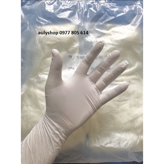 (hàng mới) Combo 50 Đôi Găng tay đi cấy, găng tay làm đồng size M, S siêu co dãn loại đẹp, găng tay cao su loại đẹp