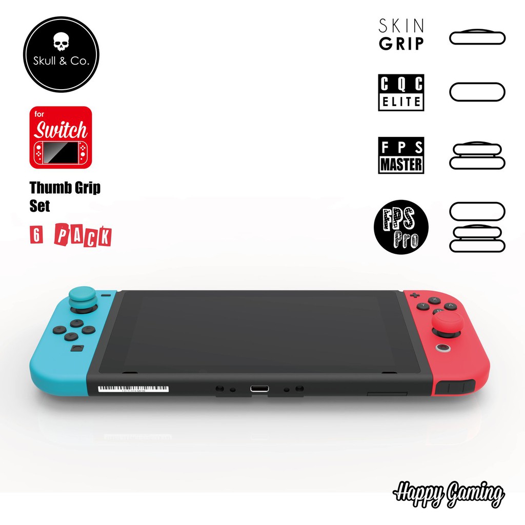 Set Nút Bọc Cần Analog Caps Nintendo Switch - Skull &amp; Co.