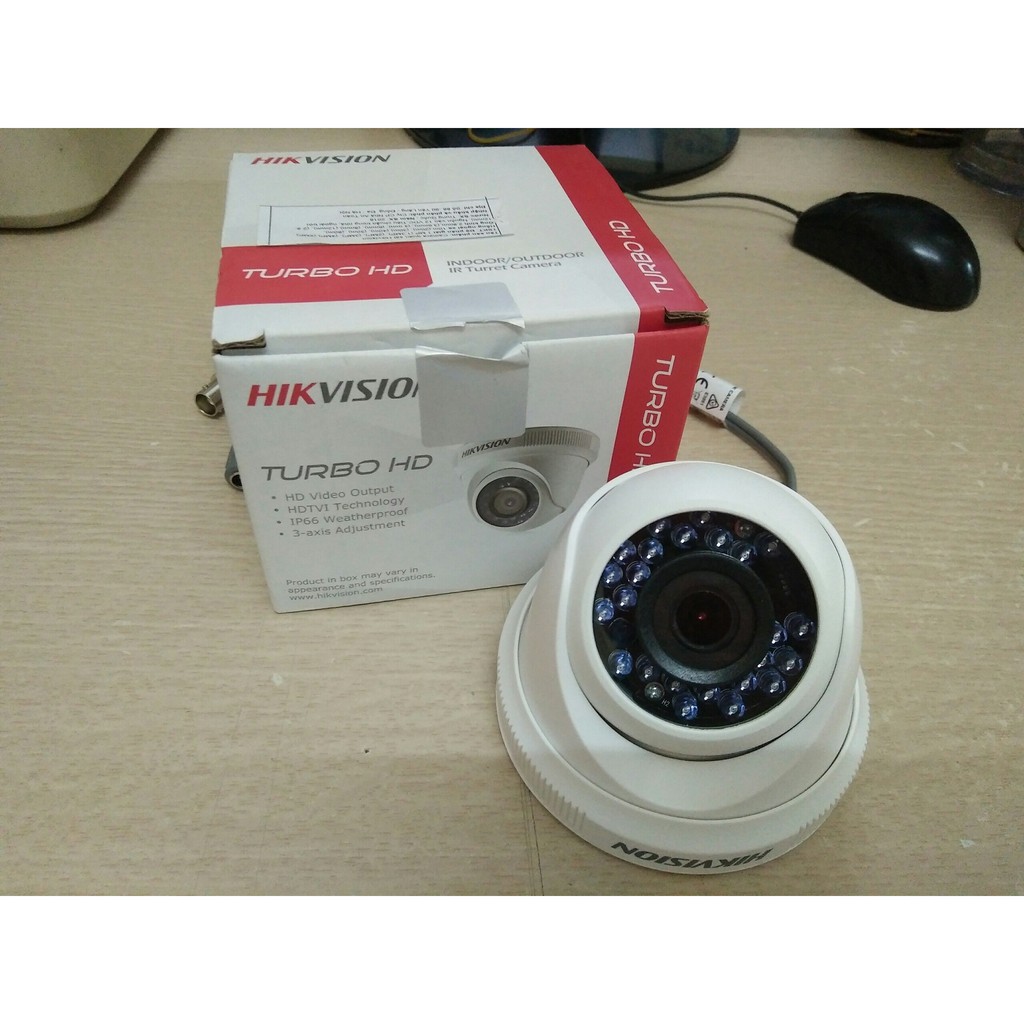 Camera HDTVI 2MP Dome Hikvision DS-2CE56D0T-IRP(C) Hàng chính hãng