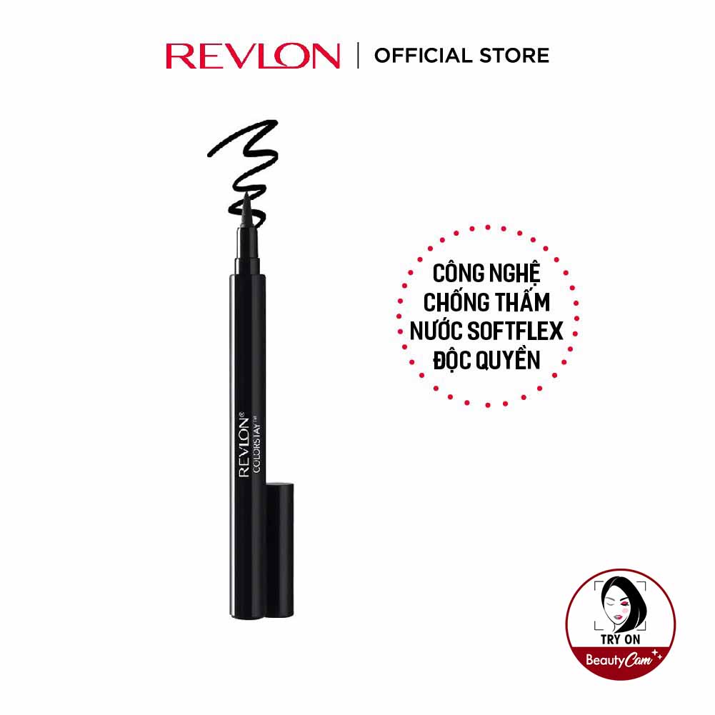 [Mã BMLTA50 giảm 50K đơn 150K] Bút lông kẻ viền mắt Revlon Liquid Eye Pen 1.6g - 001 Đen