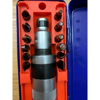 Bộ tô vít đóng 12 chi tiết kv10-13 king blue