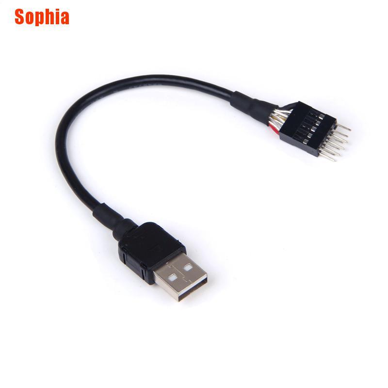 Dây Cáp Truyền Dữ Liệu Mở Rộng 9pin Đầu Cắm Sang Đầu Cắm Usb A Cho Bảng Mạch Pc