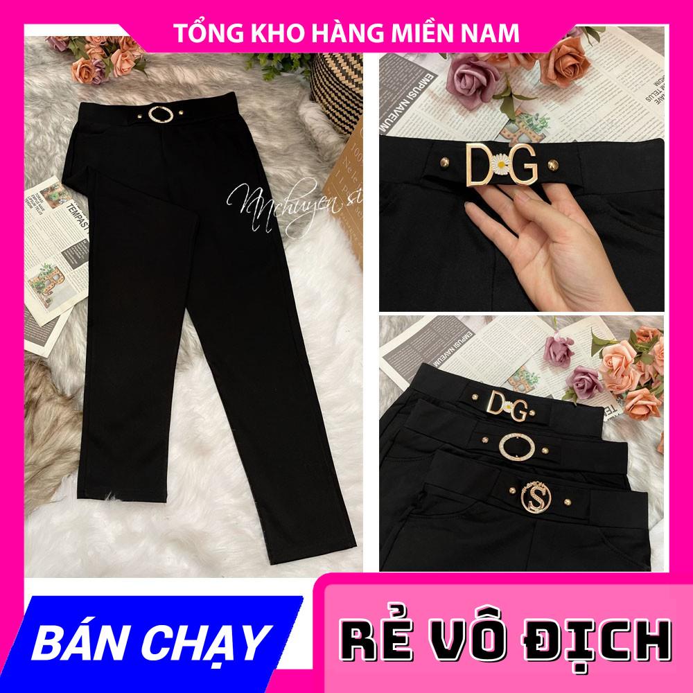 QUẦN LEGGING UMI LOGO TP47 ⚡ẢNH THẬT⚡ QUẦN TÂY NỮ ⚡ LEGGING THUN CAO CẤP