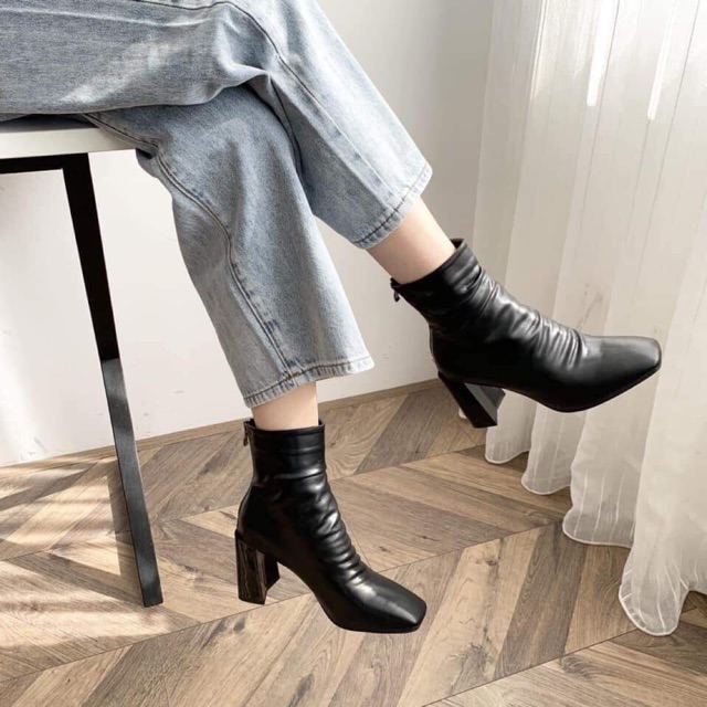 [RẺ VÔ ĐỊCH] BOOTS NHÚN CAO GÓT HÀNG CAO CẤP