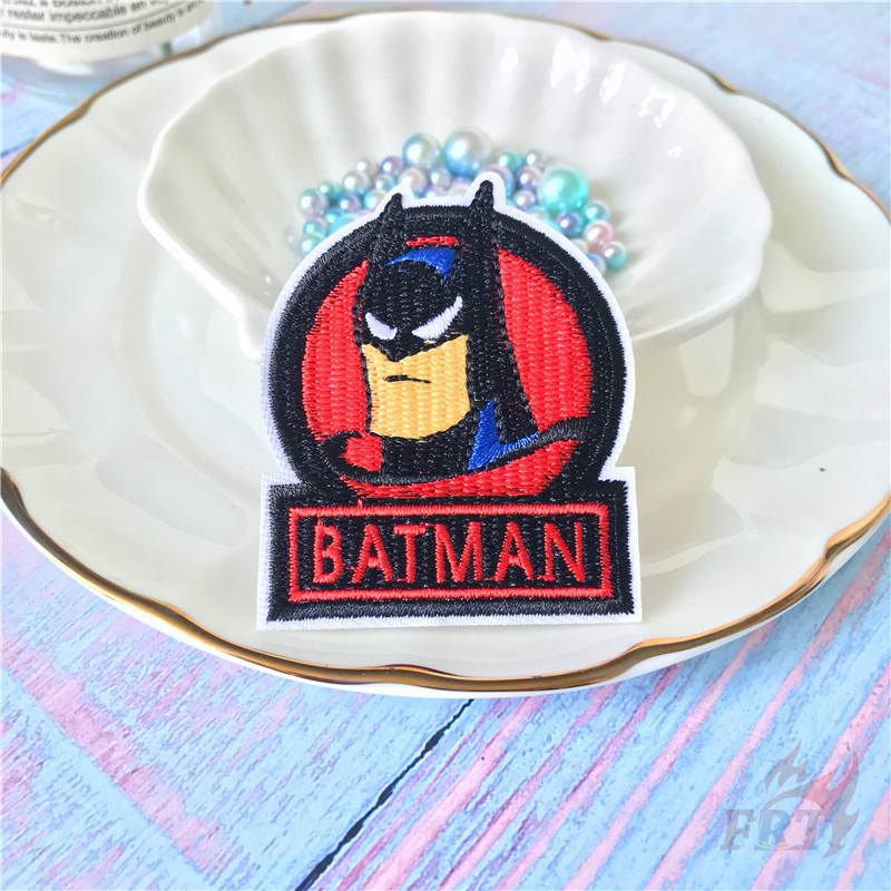 Miếng Vá Quần Áo Ủi Thêu Hình Nhân Vật Joker Vs Batman