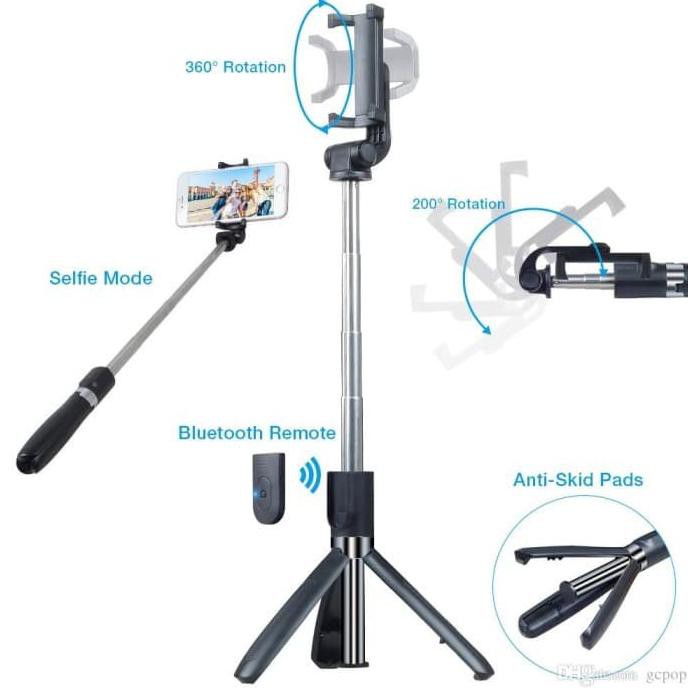 Gậy Chụp Ảnh Tự Sướng Kết Nối Bluetooth 0512 | BigBuy360 - bigbuy360.vn