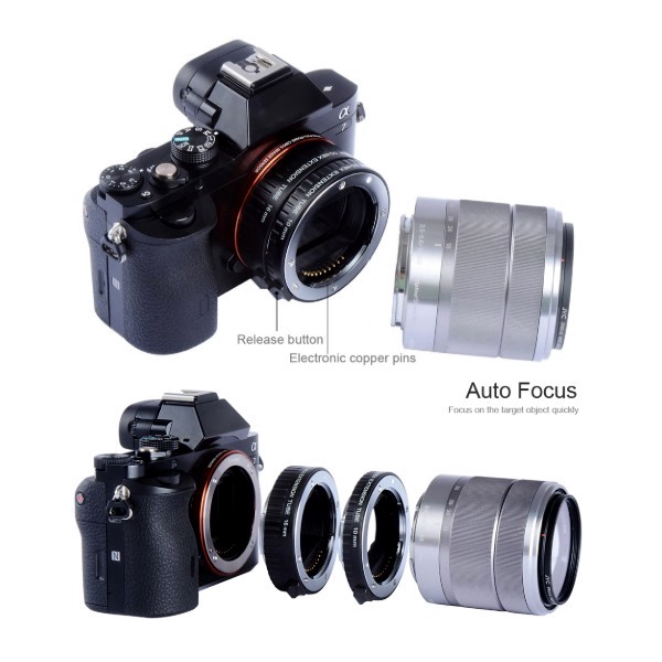 Ống Macro Mở Rộng cho Sony E-mount A7 NEX7 A6000 Tự Động Lấy Nét