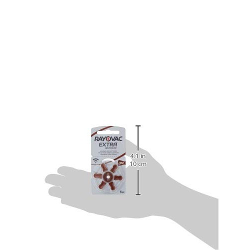 Pin Chuyên Dụng Máy Trợ Thính Máy Điếc A312 312 Rayovac Vỉ 6 Viên
