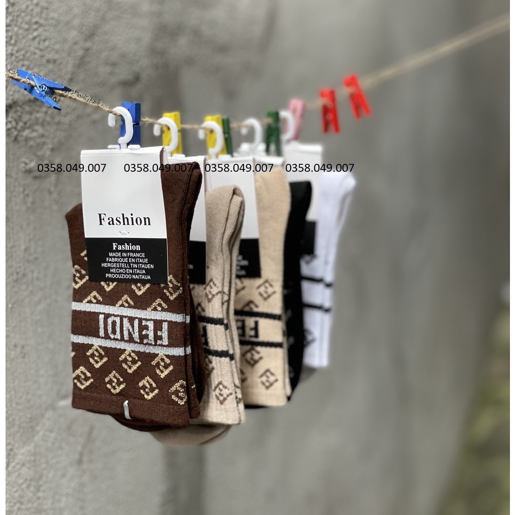 TẤT CỔ CAO thể thao Gucci, Hermes, Fendi, cổ cao thời trang