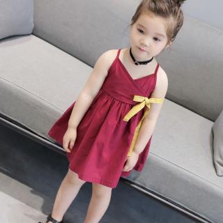 Kidstar đầm 2 dây đáng yêu cho bé gái