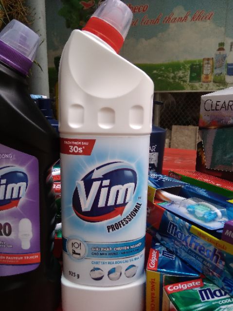 Nước tẩy bồn cầu vim zero 750ml