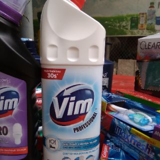 Nước tẩy bồn cầu vim zero 750ml