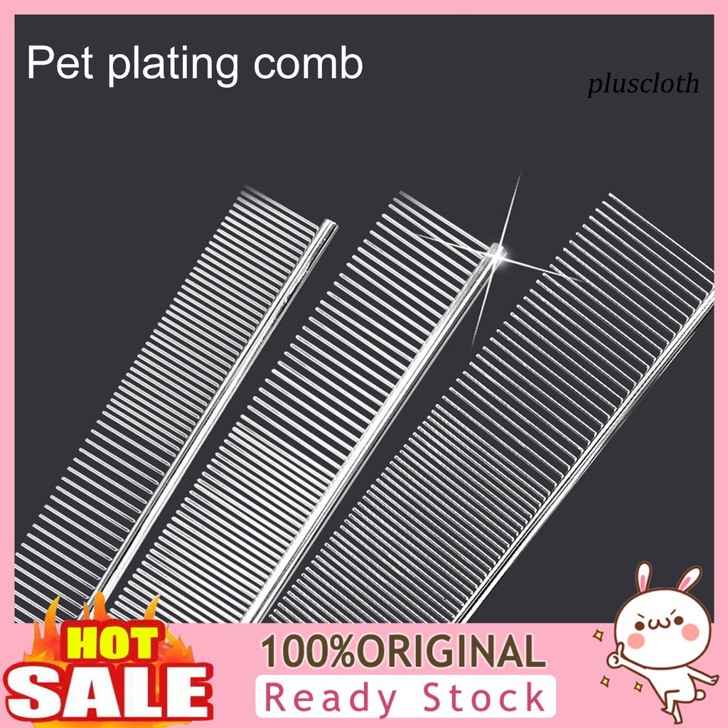 Lược Chải Lông Bằng Thép Không Gỉ 19cm