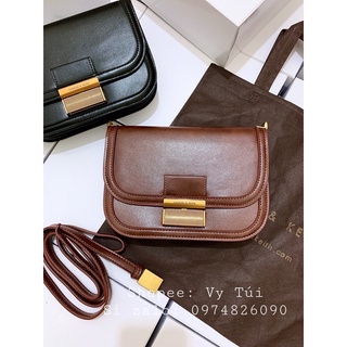 túi c.kk bản mới 2 ngăn size 22 da trơn siêu hót ảnh thật video shop