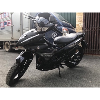 Tem exciter 150 MX king bạc đen crom