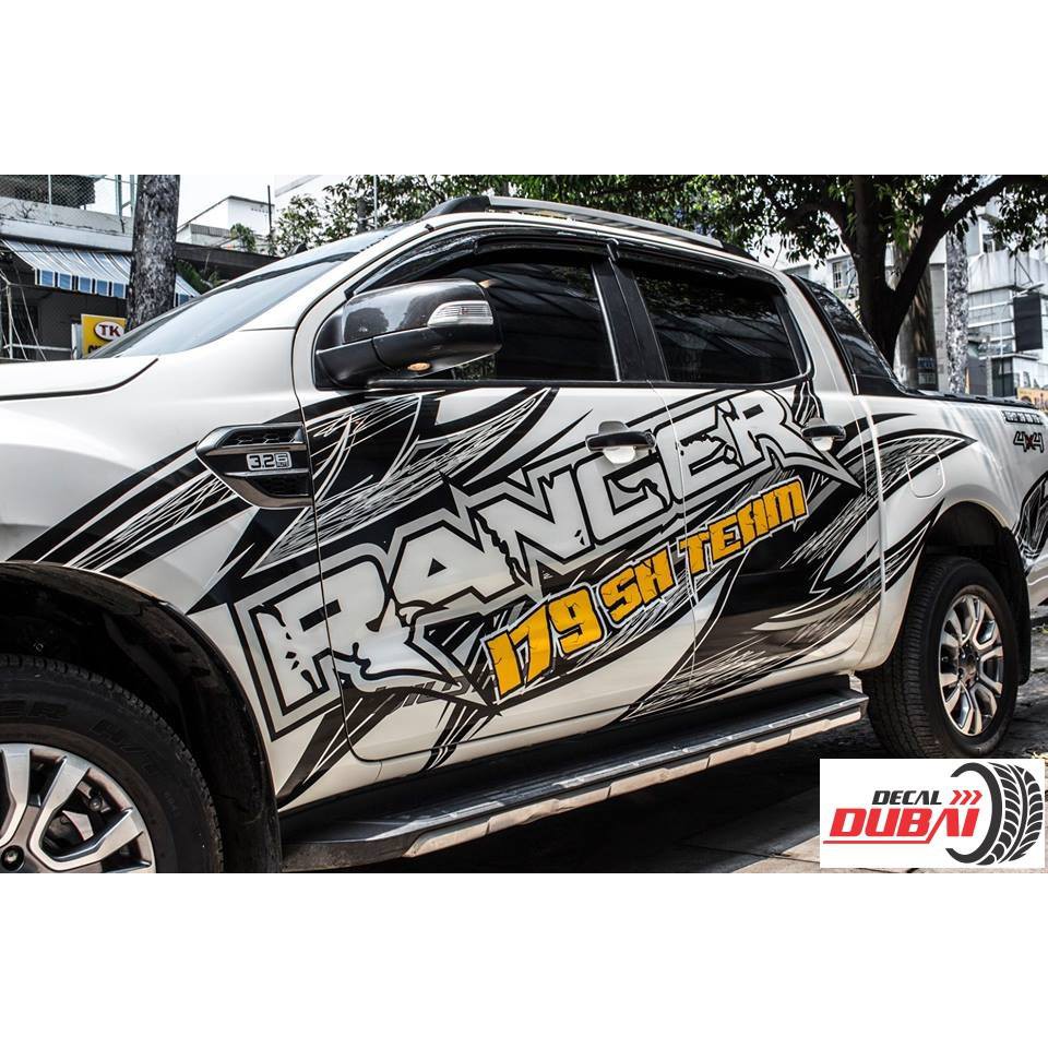 Tem dán sườn xe ranger