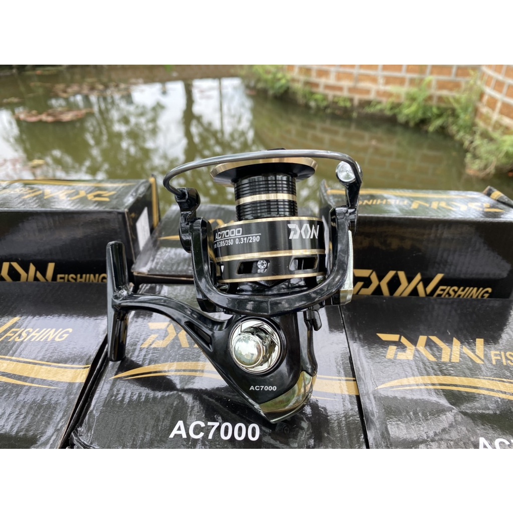 Máy Câu Cá AC Kim Loại. MÁY CÂU AC. MÁY CÂU CÁ DAWA CHÍNH HÃNG. ĐÔ CÂU HÙNG.