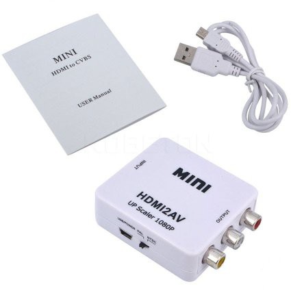 CHÍNH HÃNG  Bộ chuyển đổi HDMI RA AV (Video, Audio) Full HD 1080P
