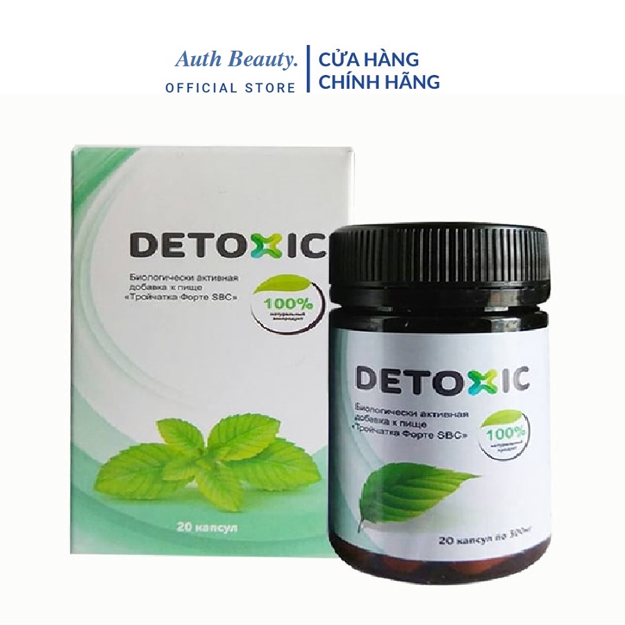 Detoxic Diệt ký sinh trùng Nga 20 viên