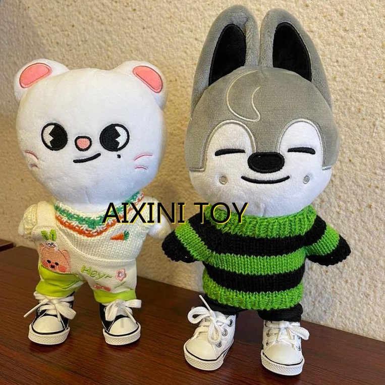 Bộ Quần Áo Skzoo Giày Vải Canvas Skzoo Nhồi Bông Đáng Yêu Cho Bé
