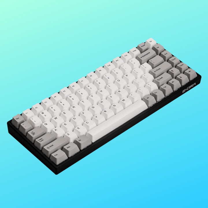 MỚI NHẤT 2021 - Bàn Phím Cơ Nhỏ Gọn chuyên GAME EDRA EK384 BÀN PHÍM CƠ 75% - Keycaps PBT - LED RGB  - EDRAshop