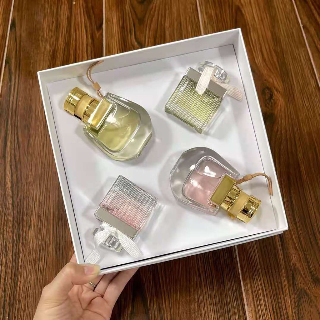 CHLOE (Hàng Mới Về) Bộ Bốn Hộp Nước Hoa 30ml Hình Trái Tim Xinh Xắn | BigBuy360 - bigbuy360.vn