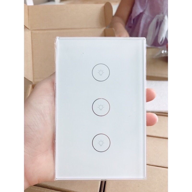 Công tắc Wifi 1,2,3,4 ( Có dây N )-  Nút Tuya + Smart Life ( Kèm ảnh thật )