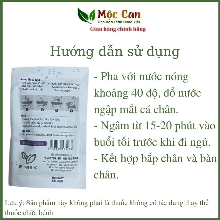 Muối Ngâm Chân Thảo Dược Relax Foot Giúp Lưu Thông Khí Huyết, Giảm Đau Xương Khớp 10g