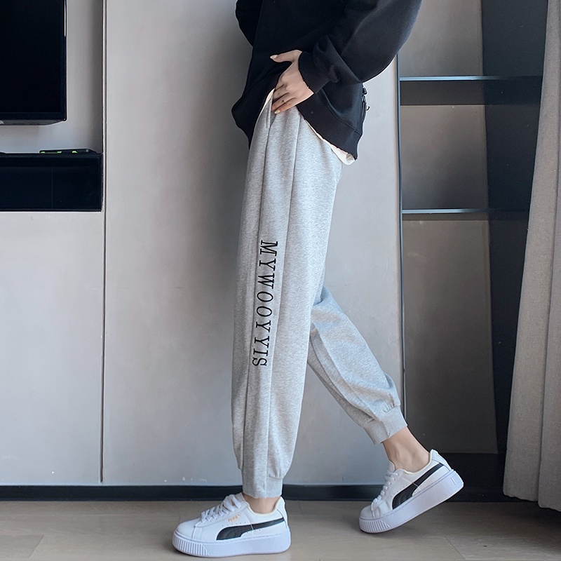 NRVP Quần Thể Thao Ống Rộng Phong Cách Thời Trang Hàn Quốc Dành Cho Nam Và Nữ