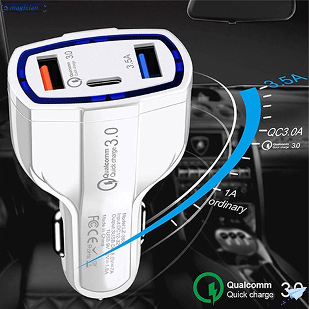 Củ Sạc Điện Thoại Trên Ô Tô 30W PD USB