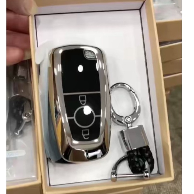 Ốp chìa khóa xe Ford Ranger, Everest, Focus, Ecosport có kèm móc treo đẹp